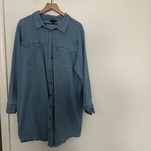 Universal Standard Long Denim Shirt